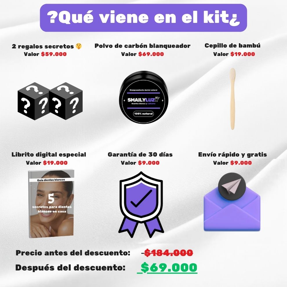 Kit blanqueador de SmailyLuz